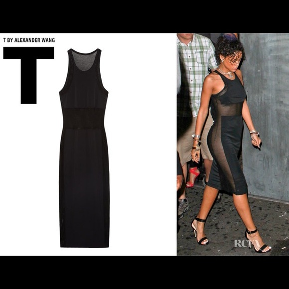 T Alexander Wang white netting tank dress - Picture 3 of 4